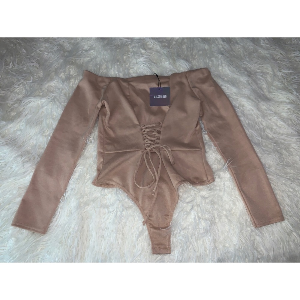 Missguided Corset Bardot Bodysuit